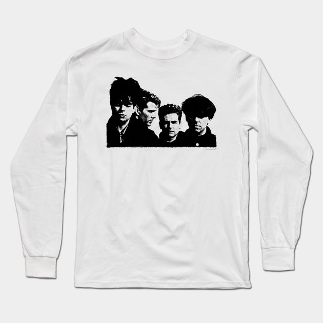 Echo And The Bunnymen Long Sleeve T-Shirt by Chicken Allergic